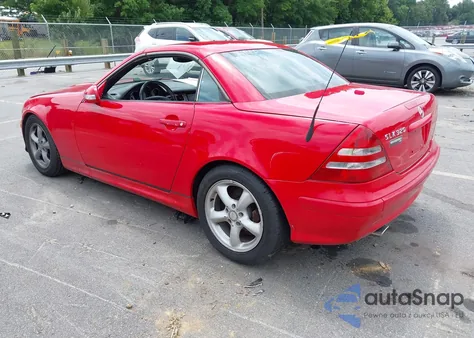 2001 Mercedes-Benz Slk 320 from USA, damaged, VIN WDBKK65F11F210266